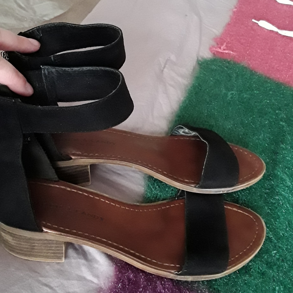 Black and Brown sandals